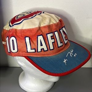 Vintage Guy Lafleur Sergaz Retirement Painters Hat Souvenir Memorabilia Cap